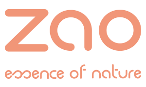 Logo de Zao Make Up, entreprise de maquillage rechargeable, bio et vegan.